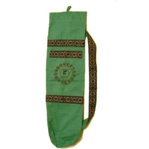  Teal Organic Cotton Yoga Mat Bag