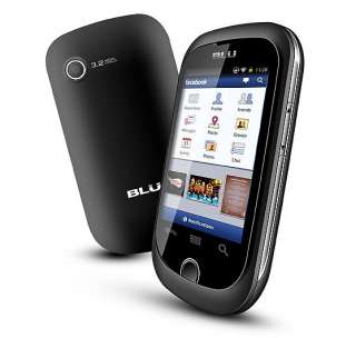 BLU Dash Black Android Smartphone (3G 850MHz AT&T) Unlocked Import