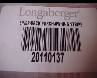 Longaberger 2002 Back Porch Basket Set L/P/TO  