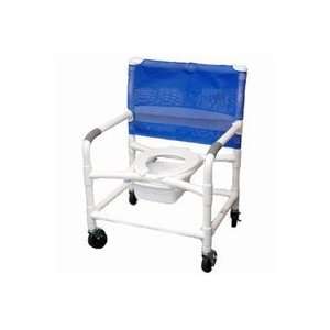  26 Bariatric Shower/Commode Chair   Standard Commode Seat 