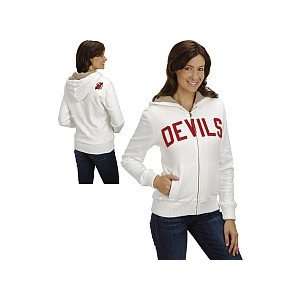 NHL Rinkside New Jersey Devils Womens Jacket with Sweater Lined Hood 