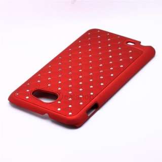 Red Star Glitter Hard Back Case Cover for Samsung Galaxy Note N7000 