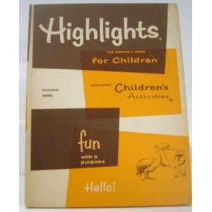  Highlights For Children The Monthly Book October 1966 