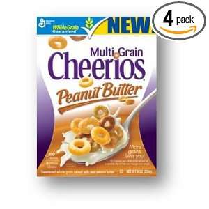 Big G Multi Grain Cheerios, Peanut Butter, 11.3 Ounce (Pack of 4 