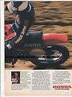   CR480R Roger DeCoster vintage 2pg motocross mx advertisement Ad 1982