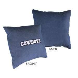  NFL Dallas Cowboys Denim Embroidered Decorator Pillow 