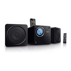 PHILIPS iPOD DOCK DOCKING STATION SPEAKERS w/ REMOTE NANO TOUCH 