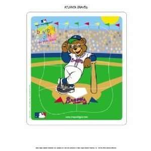 Atlanta Braves Kids/Childrens Team Mascot Puzzle MLB Baseball  