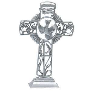    5 Inch Fine Pewter Table Confirmation Cross 