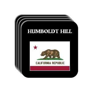 US State Flag   HUMBOLDT HILL, California (CA) Set of 4 Mini Mousepad 
