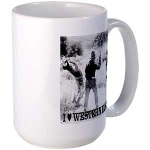  Western Movies Horse Large Mug by  Everything 