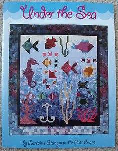 Country Creations Under the Sea Quilt Pattern Book Lorraine Stangness 