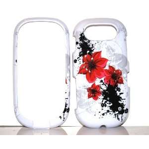  Red Lily Flower Design Snap on Hard Skin Shell Protector 