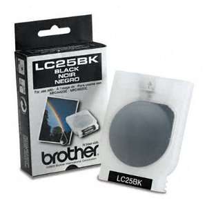 Brother LC25BK (LC700BK, G0922, IVRLC25BK) Inkjet Cartridge, Black