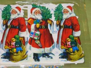 Vintage Christmas Nativity Santa Scraps MLP England NIP  