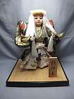 Japanese vintage doll#KABUKI Boy Lion Dancer White Hair Signed#0693