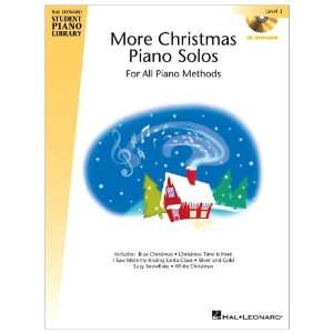  More Christmas Piano Solos Level 3 Bk/Cd (Hal Leonard Student Piano 