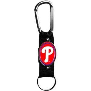   Philadelphia Phillies Black Carabiner Clip Keychain