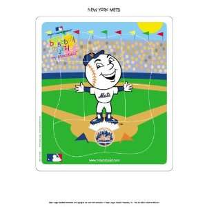  MLB New York Mets Wooden Mascot Puzzle *SALE*