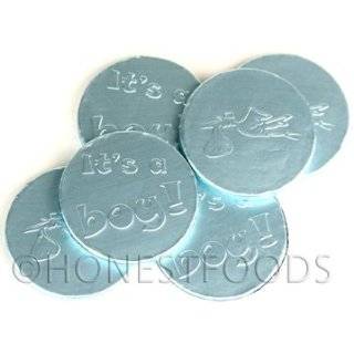 Blue Its a Boy Milk Chocolate Coins, 1 lb. bag, 91 coins