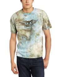 Liquid Blue Young Mens Aerosmith Get Your Wings T Shirt