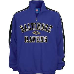  Baltimore Ravens Purple Youth 1/4 Zip Polar Fleece 