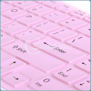 Pink Keyboard Skin Cover Protector For Sony EB Series  