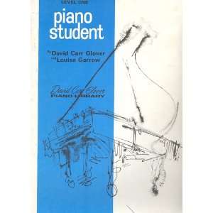    Level One Piano Student Carr, David & Garrow, Louise Glover Books