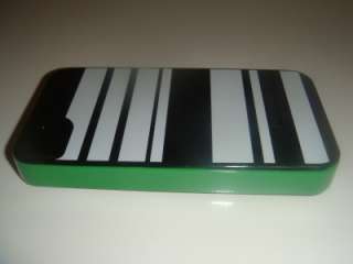 Kate Spade iPhone 4 4S Case Fairmont Stripe Black White NIB  