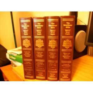  The Interlinear Hebrew Greek English Bible Four Volume Set 