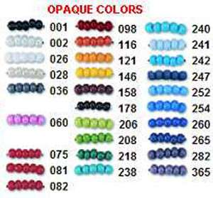 Czech Opaque Glass Seed Beads.Crafts & Jewelry 1 Hank Size 10/0  