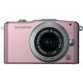 Olympus E PM1 12MP Pink Digital Camera with 14 42mm II Lens 