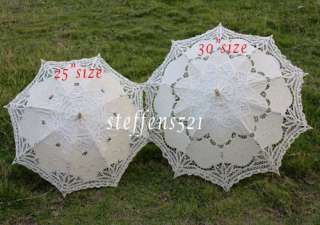 Multi colors&sets choice lace parasol umbrella&hand fan for wedding 