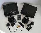 Philips 7 Dual Screen Portable DVD Player PD7012/37 w/Speakers, Wide 