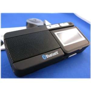 Bluetooth handsfree visor car kit with LCD display. Supports phonebook 