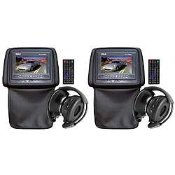 Pyle Headrests with 7 inch Monitor/ DVD Player  