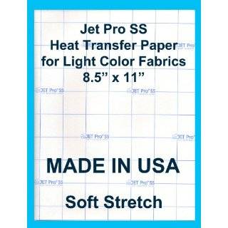  Jet Pro SofStretch Inkjet Heat Transfer Paper 8.5x11 