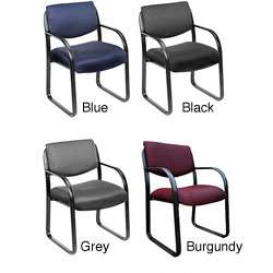 Boss Steel Frame Fabric Guest Chair  