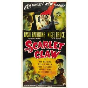  The Scarlet Claw   Movie Poster   27 x 40
