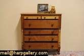   about 1835 as an empire period chest or dresser sometime later a very