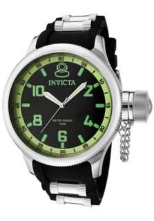 Invicta 1433 Mens Russian Diver Black Dial Black Watch   Retail Price 