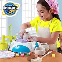 Discovery Kids Motorized Pottery Wheel with Clay  