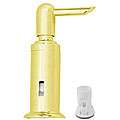 Polished Brass Free standing Suction Cup Counter Soap Dispenser
