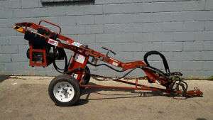   Gas Towable Post Hole Digger Hydraulic One man Portable Auger  