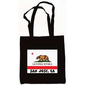  Souvenir San Jose California Tote Bag Black Everything 
