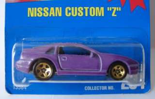 Hot Wheels BLUE CARD Nissan Custom Z Gold 5 sp # 234  