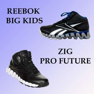 Reebok Big Kids ZIG TECH ZIG PRO FUTURE BASKETBALL Black White J81920 