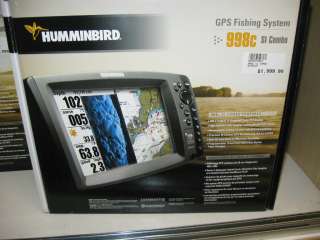 Humminbird 998c SI Combo GPS Receiver bass boat FREE 111 RAM mount 