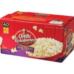 Orville Redenbachers Movie Theater Butter Popcorn   40 Bags 25% MORE 