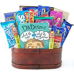 Just For Dad Snack Gift Basket  